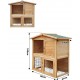 dibea RH10011 Wooden Hutch for Rabbits, Hares, Hamsters, Guinea Pigs, 98 x 54 x 100 cm. Spacious 2-level Hutch, 3 doors dibea RH10011 Wooden Hutch for Rabbits, Hares, Hamsters, Guinea Pigs, 98 x 54 x 100 cm. Spacious 2-level Hutch, 3 doors