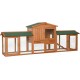 dibea RH10011 Wooden Hutch for Rabbits, Hares, Hamsters, Guinea Pigs, 98 x 54 x 100 cm. Spacious 2-level Hutch, 3 doors dibea RH10011 Wooden Hutch for Rabbits, Hares, Hamsters, Guinea Pigs, 98 x 54 x 100 cm. Spacious 2-level Hutch, 3 doors