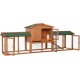 dibea RH10011 Wooden Hutch for Rabbits, Hares, Hamsters, Guinea Pigs, 98 x 54 x 100 cm. Spacious 2-level Hutch, 3 doors dibea RH10011 Wooden Hutch for Rabbits, Hares, Hamsters, Guinea Pigs, 98 x 54 x 100 cm. Spacious 2-level Hutch, 3 doors