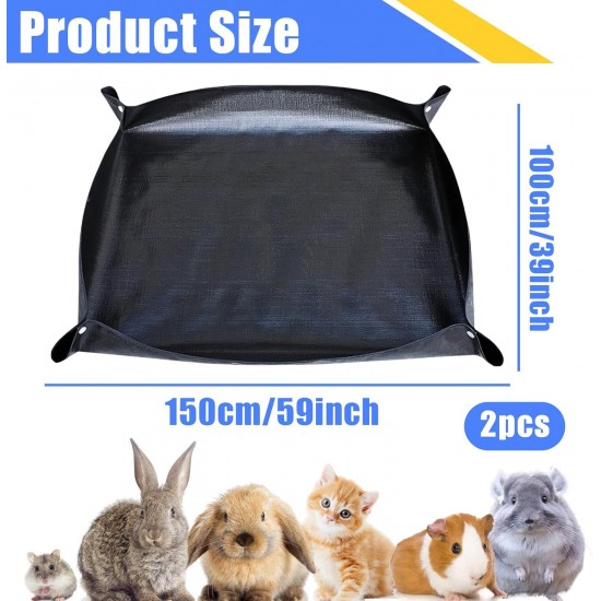 eupdd Pack of 2 Waterproof Pet Playpen Mats: 120 x 100 cm Waterproof Guinea Pig Floor Mats for Rabbits, Guinea Pigs, Repotting Mat, Waterproof Mat for Guinea Pigs eupdd Pack of 2 Waterproof Pet Playpen Mats: 120 x 100 cm Waterproof Guinea Pig Floor Mats for Rabbits, Guinea Pigs, Repotting Mat, Waterproof Mat for Guinea Pigs
