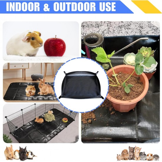 eupdd Pack of 2 Waterproof Pet Playpen Mats: 120 x 100 cm Waterproof Guinea Pig Floor Mats for Rabbits, Guinea Pigs, Repotting Mat, Waterproof Mat for Guinea Pigs eupdd Pack of 2 Waterproof Pet Playpen Mats: 120 x 100 cm Waterproof Guinea Pig Floor Mats for Rabbits, Guinea Pigs, Repotting Mat, Waterproof Mat for Guinea Pigs