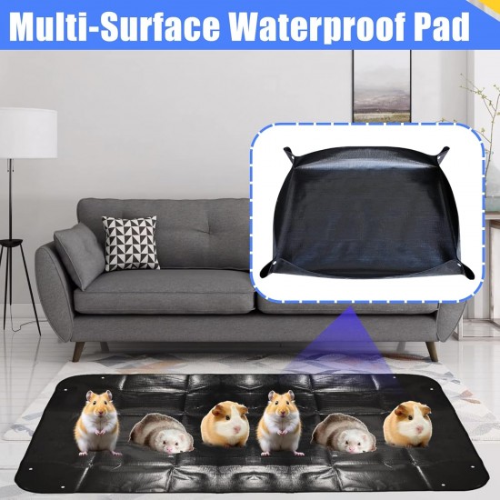 eupdd Pack of 2 Waterproof Pet Playpen Mats: 120 x 100 cm Waterproof Guinea Pig Floor Mats for Rabbits, Guinea Pigs, Repotting Mat, Waterproof Mat for Guinea Pigs eupdd Pack of 2 Waterproof Pet Playpen Mats: 120 x 100 cm Waterproof Guinea Pig Floor Mats for Rabbits, Guinea Pigs, Repotting Mat, Waterproof Mat for Guinea Pigs