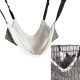 syiyunran Cat Hammock Cage Cat Hammock Small Animal Bed with Metal Carabiners Adjustable Comfortable Soft Double-Sided Strap for Cats, Small Dogs, Rabbits etc. (L syiyunran Cat Hammock Cage Cat Hammock Small Animal Bed with Metal Carabiners Adjustable Comfortable Soft Double-Sided Strap for Cats, Small Dogs, Rabbits etc. (L