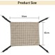 syiyunran Cat Hammock Cage Cat Hammock Small Animal Bed with Metal Carabiners Adjustable Comfortable Soft Double-Sided Strap for Cats, Small Dogs, Rabbits etc. (L syiyunran Cat Hammock Cage Cat Hammock Small Animal Bed with Metal Carabiners Adjustable Comfortable Soft Double-Sided Strap for Cats, Small Dogs, Rabbits etc. (L