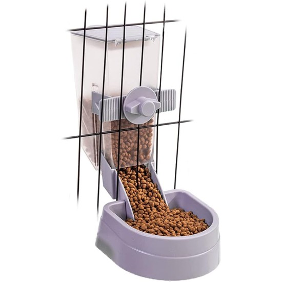 1L Rabbit Cage Automatic Feeder Bowl Small Animal Bucket Feeder with Lid for Rabbits Cat Ferret Chinchilla Guinea Pig 1L Rabbit Cage Automatic Feeder Bowl Small Animal Bucket Feeder with Lid for Rabbits Cat Ferret Chinchilla Guinea Pig