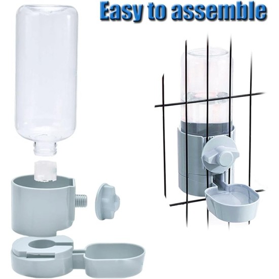 1L Rabbit Cage Automatic Feeder Bowl Small Animal Bucket Feeder with Lid for Rabbits Cat Ferret Chinchilla Guinea Pig 1L Rabbit Cage Automatic Feeder Bowl Small Animal Bucket Feeder with Lid for Rabbits Cat Ferret Chinchilla Guinea Pig