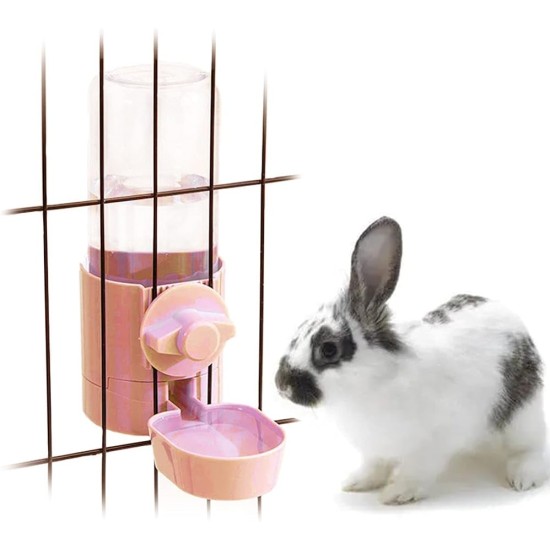 1L Rabbit Cage Automatic Feeder Bowl Small Animal Bucket Feeder with Lid for Rabbits Cat Ferret Chinchilla Guinea Pig 1L Rabbit Cage Automatic Feeder Bowl Small Animal Bucket Feeder with Lid for Rabbits Cat Ferret Chinchilla Guinea Pig