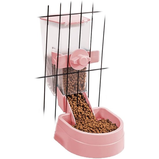 1L Rabbit Cage Automatic Feeder Bowl Small Animal Bucket Feeder with Lid for Rabbits Cat Ferret Chinchilla Guinea Pig 1L Rabbit Cage Automatic Feeder Bowl Small Animal Bucket Feeder with Lid for Rabbits Cat Ferret Chinchilla Guinea Pig