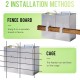 2 in 1 Hay Rack Rabbit Stainless Steel Feeder Hay Rabbit with Cat Litter Tray Water Bottle Feeding Bowls for Hamsters Stainless Steel Rabbit Feeder Hay Holder Rack for Small Pets