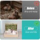 2 in 1 Hay Rack Rabbit Wooden Feeder Hay Rabbit with Cat Litter Tray Water Bottle Feeding Bowls for Hamsters Wooden Rabbit Feeder Hay Holder Rack for Small Pets 2 in 1 Hay Rack Rabbit Wooden Feeder Hay Rabbit with Cat Litter Tray Water Bottle Feeding Bowls for Hamsters Wooden Rabbit Feeder Hay Holder Rack for Small Pets