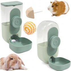 2 x 800 ml Automatic Pet Feeder Water Feeder for Small Animal Cages Rabbit Hutch Cat Puppy Guinea Pig Chinchilla Bird 1 Molar Stone + 1 Sisal Ball Green 2 x 800 ml Automatic Pet Feeder Water Feeder for Small Animal Cages Rabbit Hutch Cat Puppy Guinea Pig Chinchilla Bird 1 Molar Stone + 1 Sisal Ball Green