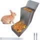 304 Stainless Steel Automatic Feeder for Cage Pets Gravity Feeder for Rabbits, Birds, Chinchilla Cats, Ferrets and Other Small Animals 304 Stainless Steel Automatic Feeder for Cage Pets Gravity Feeder for Rabbits, Birds, Chinchilla Cats, Ferrets and Other Small Animals