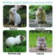 AOEVUIR 2 Fenster Waschbare Hängende Heutasche Heu-Futterbeutel Futterstation für Hasen Chinchillas Hamster und kleine Haustiere Grün AOEVUIR 2 Fenster Waschbare Hängende Heutasche Heu-Futterbeutel Futterstation für Hasen Chinchillas Hamster und kleine Haustiere Grün
