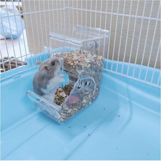 Andiker Automatic Hamster Feeder, 300ml Transparent Acrylic Automatic Feeder for Hamsters, Hedgehogs, Squirrels, Guinea Pigs and Birds (300ml) Andiker Automatic Hamster Feeder, 300ml Transparent Acrylic Automatic Feeder for Hamsters, Hedgehogs, Squirrels, Guinea Pigs and Birds (300ml)