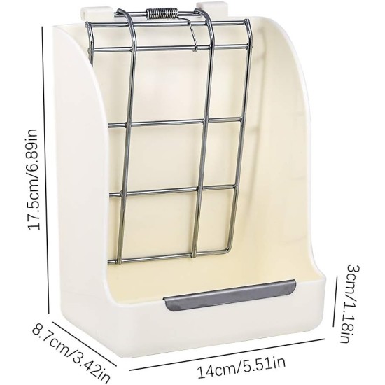 Auidy_6TXD Hay Feeder, Rabbit Feeder, Rabbit Hay Feeder, Feeder for Grass, Hay Feeder, Rabbit Feeder, Feeder (White) Auidy_6TXD Hay Feeder, Rabbit Feeder, Rabbit Hay Feeder, Feeder for Grass, Hay Feeder, Rabbit Feeder, Feeder (White)