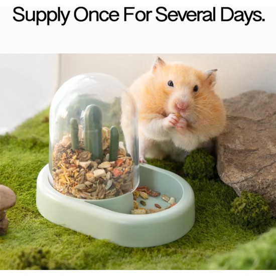 Automatic Feeder Hamster, Small Animal Feeder, Hamster Accessories, Hamster Bowl, for Hamsters, Birds, Pigeons, Parrots, Mini Hedgehogs (Yellow) Automatic Feeder Hamster, Small Animal Feeder, Hamster Accessories, Hamster Bowl, for Hamsters, Birds, Pigeons, Parrots, Mini Hedgehogs (Yellow)