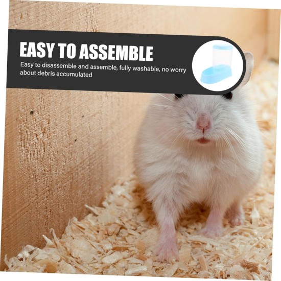 Automatic Feeder for Hamsters, Hedgehog Feeder, Large Hamster Cage, Guinea Pig Cage Feeder with Twist Protection, Automatic Feeder for Pets, Feeding Small Pet Automatic Feeder for Hamsters, Hedgehog Feeder, Large Hamster Cage, Guinea Pig Cage Feeder with Twist Protection, Automatic Feeder for Pets, Feeding Small Pet