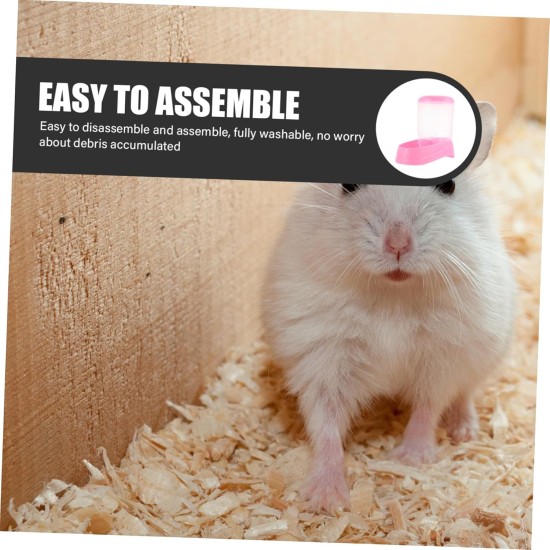Automatic Feeder for Hamsters, Hedgehog Feeder, Large Hamster Cage, Guinea Pig Cage Feeder with Twist Protection, Automatic Feeder for Pets, Feeding Small Pet Automatic Feeder for Hamsters, Hedgehog Feeder, Large Hamster Cage, Guinea Pig Cage Feeder with Twist Protection, Automatic Feeder for Pets, Feeding Small Pet