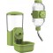 Automatic Food Water Dispenser for Pets, Hanging Water Bottles Feeder for Cages, Feeding Station for Puppies, Kittens, Rabbits, Guinea Pigs, Chinchillas, Ferrets, Hedgehogs (Green) Automatic Food Water Dispenser for Pets, Hanging Water Bottles Feeder for Cages, Feeding Station for Puppies, Kittens, Rabbits, Guinea Pigs, Chinchillas, Ferrets, Hedgehogs (Green)