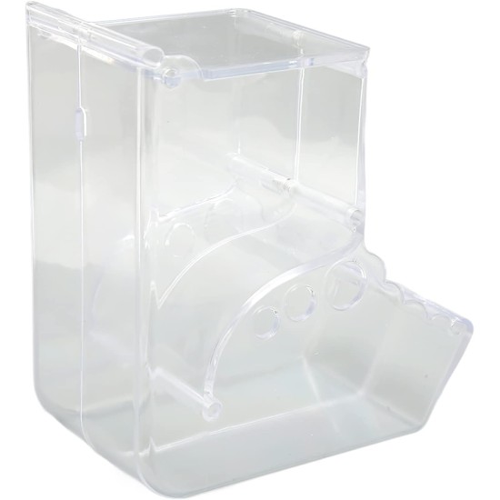Automatic Hamster Feeder, Transparent Acrylic Small Animal Feeder with Large Capacity for Guinea Pigs, Birds, Rabbits, Birds Automatic Hamster Feeder, Transparent Acrylic Small Animal Feeder with Large Capacity for Guinea Pigs, Birds, Rabbits, Birds