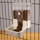 Automatic Pet Feeder 800 ml Adjustable Outlet Feeder Power-Free Suitable for Small Animal Cages Rabbit Hutch Rabbit Cat Puppy Guinea Pig Chinchilla Bird (Grey) Automatic Pet Feeder 800 ml Adjustable Outlet Feeder Power-Free Suitable for Small Animal Cages Rabbit Hutch Rabbit Cat Puppy Guinea Pig Chinchilla Bird (Grey)