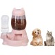 Automatic Pet Food and Water Dispenser Small Medium (Pink) Gift Idea Automatic Pet Food and Water Dispenser Small Medium (Pink) Gift Idea