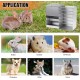 Automatische Kaninchenfutterautomaten für Käfig 2 in 1 Heufutterautomat mit Wasserflasche 5L Kaninchenfutterautomat Edelstahl Kaninchenfutterspender für Meerschweinchen Chinchilla Kaninchen andere Kle