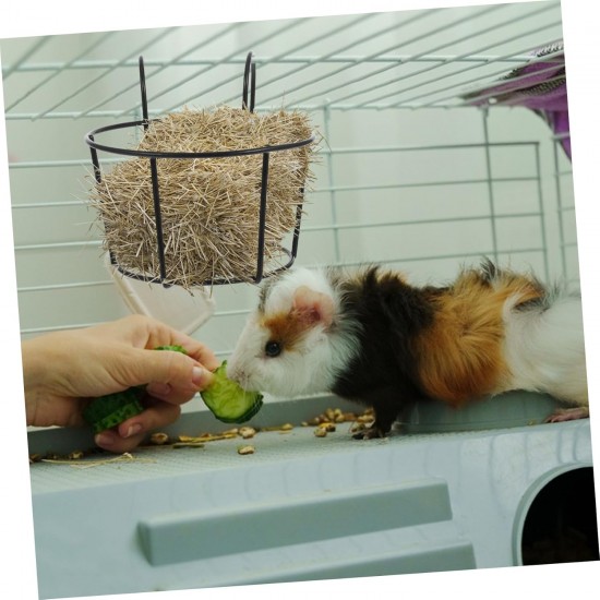 BESPORTBLE Rabbit Hay Feeder Metal Hanging Practical Hay Rack for Small Animals such as Guinea Pigs and Rabbits Space-Saving Prevents Waste and Keeps Hay Dry BESPORTBLE Rabbit Hay Feeder Metal Hanging Practical Hay Rack for Small Animals such as Guinea Pigs and Rabbits Space-Saving Prevents Waste and Keeps Hay Dry