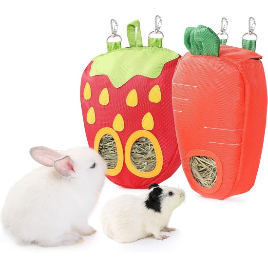Bunny Feeder for Cage Accessories Rabbit Hay Feeding Bag, JanYoo Guinea Pig Hay Bag Hay Bag All Saints Day (Pumpkin) Bunny Feeder for Cage Accessories Rabbit Hay Feeding Bag, JanYoo Guinea Pig Hay Bag Hay Bag All Saints Day (Pumpkin)