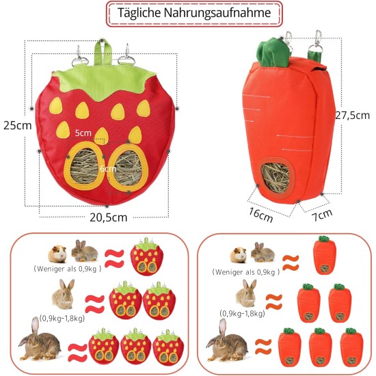 Bunny Feeder for Cage Accessories Rabbit Hay Feeding Bag, JanYoo Guinea Pig Hay Bag Hay Bag All Saints Day (Pumpkin) Bunny Feeder for Cage Accessories Rabbit Hay Feeding Bag, JanYoo Guinea Pig Hay Bag Hay Bag All Saints Day (Pumpkin)