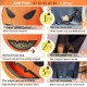 Bunny Feeder for Cage Accessories Rabbit Hay Feeding Bag, JanYoo Guinea Pig Hay Bag Hay Bag All Saints Day (Pumpkin) Bunny Feeder for Cage Accessories Rabbit Hay Feeding Bag, JanYoo Guinea Pig Hay Bag Hay Bag All Saints Day (Pumpkin)