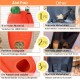 Bunny Feeder for Cage Accessories Rabbit Hay Feeding Bag, JanYoo Guinea Pig Hay Bag Hay Bag All Saints Day (Pumpkin) Bunny Feeder for Cage Accessories Rabbit Hay Feeding Bag, JanYoo Guinea Pig Hay Bag Hay Bag All Saints Day (Pumpkin)