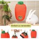 Bunny Feeder for Cage Accessories Rabbit Hay Feeding Bag, JanYoo Guinea Pig Hay Bag Hay Bag All Saints Day (Pumpkin) Bunny Feeder for Cage Accessories Rabbit Hay Feeding Bag, JanYoo Guinea Pig Hay Bag Hay Bag All Saints Day (Pumpkin)