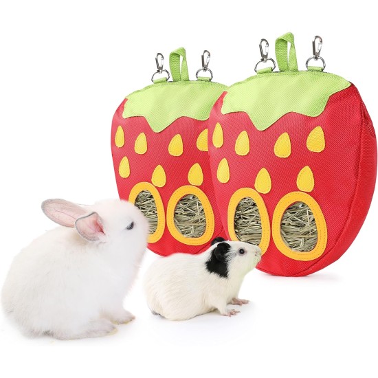 Bunny Feeder for Cage Accessories Rabbit Hay Feeding Bag, JanYoo Guinea Pig Hay Bag Hay Bag All Saints Day (Pumpkin) Bunny Feeder for Cage Accessories Rabbit Hay Feeding Bag, JanYoo Guinea Pig Hay Bag Hay Bag All Saints Day (Pumpkin)
