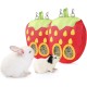 Bunny Feeder for Cage Accessories Rabbit Hay Feeding Bag, JanYoo Guinea Pig Hay Bag Hay Bag All Saints Day (Pumpkin) Bunny Feeder for Cage Accessories Rabbit Hay Feeding Bag, JanYoo Guinea Pig Hay Bag Hay Bag All Saints Day (Pumpkin)
