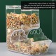 Deosdum Automatic Hamster Feeder, Transparent Acrylic Small Animal Feeder with Large Capacity for Guinea Pigs, Birds, Rabbits, Birds Deosdum Automatic Hamster Feeder, Transparent Acrylic Small Animal Feeder with Large Capacity for Guinea Pigs, Birds, Rabbits, Birds
