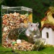Deosdum Automatic Hamster Feeder, Transparent Acrylic Small Animal Feeder with Large Capacity for Guinea Pigs, Birds, Rabbits, Birds Deosdum Automatic Hamster Feeder, Transparent Acrylic Small Animal Feeder with Large Capacity for Guinea Pigs, Birds, Rabbits, Birds