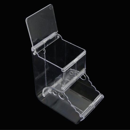 Deosdum Automatic Hamster Feeder, Transparent Acrylic Small Animal Feeder with Large Capacity for Guinea Pigs, Birds, Rabbits, Birds Deosdum Automatic Hamster Feeder, Transparent Acrylic Small Animal Feeder with Large Capacity for Guinea Pigs, Birds, Rabbits, Birds