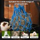 GGUFAY Kaninchen Heutasche, Meerschweinchen Futterstation, Futterspender Kleintiere, Hängender Heutasche, Kleintiere Heutasche, Futtersack für Hase Chinchilla Hamster Kleine Tiere