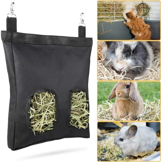 Geegoods Rabbit Hay Feeder Guinea Pig Hay Feeder Hanging Hay Feeder for Small Animals 600D Oxford Fabric Geegoods Rabbit Hay Feeder Guinea Pig Hay Feeder Hanging Hay Feeder for Small Animals 600D Oxford Fabric
