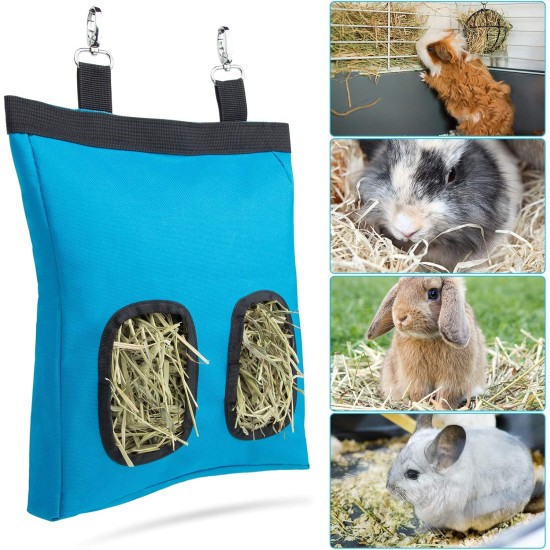 Geegoods Rabbit Hay Feeder Guinea Pig Hay Feeder Hanging Hay Feeder for Small Animals 600D Oxford Fabric Geegoods Rabbit Hay Feeder Guinea Pig Hay Feeder Hanging Hay Feeder for Small Animals 600D Oxford Fabric