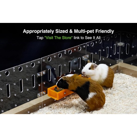 GuineaLoft™ Feeder Yellow - Farewell Traditional Bowls! Ultimate Feeder for Small Pets such as Guinea Pigs, Designed & Made by Experienced Owners GuineaLoft™ Feeder Yellow - Farewell Traditional Bowls! Ultimate Feeder for Small Pets such as Guinea Pigs, Designed & Made by Experienced Owners