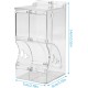Hamster Feeder, Automatic Hamster Feeder, 300 ml Acrylic Hamster Feeder, Transparent Pet Feeder for Hamsters, Mini Hedgehog, Guinea Pigs, Chinchilla Birds Hamster Feeder, Automatic Hamster Feeder, 300 ml Acrylic Hamster Feeder, Transparent Pet Feeder for Hamsters, Mini Hedgehog, Guinea Pigs, Chinchilla Birds