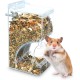 Hamster Feeder, Automatic Hamster Feeder, 300 ml Acrylic Hamster Feeder, Transparent Pet Feeder for Hamsters, Mini Hedgehog, Guinea Pigs, Chinchilla Birds Hamster Feeder, Automatic Hamster Feeder, 300 ml Acrylic Hamster Feeder, Transparent Pet Feeder for Hamsters, Mini Hedgehog, Guinea Pigs, Chinchilla Birds