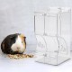 Hamster Feeder, Automatic Hamster Feeder, 300 ml Acrylic Hamster Feeder, Transparent Pet Feeder for Hamsters, Mini Hedgehog, Guinea Pigs, Chinchilla Birds Hamster Feeder, Automatic Hamster Feeder, 300 ml Acrylic Hamster Feeder, Transparent Pet Feeder for Hamsters, Mini Hedgehog, Guinea Pigs, Chinchilla Birds