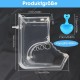 Hamster Feeder, Automatic Hamster Feeder, Large Capacity, Transparent, Gravity Feeding Station, Suitable for Hamsters, Guinea Pigs, Parrots (400 ml), with 1 Feeding Spoon Hamster Feeder, Automatic Hamster Feeder, Large Capacity, Transparent, Gravity Feeding Station, Suitable for Hamsters, Guinea Pigs, Parrots (400 ml), with 1 Feeding Spoon
