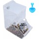 Hamster Feeder, Automatic Hamster Feeder, Large Capacity, Transparent, Gravity Feeding Station, Suitable for Hamsters, Guinea Pigs, Parrots (400 ml), with 1 Feeding Spoon Hamster Feeder, Automatic Hamster Feeder, Large Capacity, Transparent, Gravity Feeding Station, Suitable for Hamsters, Guinea Pigs, Parrots (400 ml), with 1 Feeding Spoon