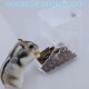 Hamster Feeder, Automatic Hamster Feeder, Large Capacity, Transparent, Gravity Feeding Station, Suitable for Hamsters, Guinea Pigs, Parrots (400 ml), with 1 Feeding Spoon Hamster Feeder, Automatic Hamster Feeder, Large Capacity, Transparent, Gravity Feeding Station, Suitable for Hamsters, Guinea Pigs, Parrots (400 ml), with 1 Feeding Spoon