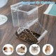 Hamster Feeder, Automatic Hamster Feeder, Large Capacity, Transparent, Gravity Feeding Station, Suitable for Hamsters, Guinea Pigs, Parrots (400 ml), with 1 Feeding Spoon Hamster Feeder, Automatic Hamster Feeder, Large Capacity, Transparent, Gravity Feeding Station, Suitable for Hamsters, Guinea Pigs, Parrots (400 ml), with 1 Feeding Spoon