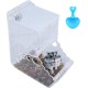 Hamster Feeder, Automatic Hamster Feeder, Large Capacity, Transparent, Gravity Feeding Station, Suitable for Hamsters, Guinea Pigs, Parrots (400 ml), with 1 Feeding Spoon Hamster Feeder, Automatic Hamster Feeder, Large Capacity, Transparent, Gravity Feeding Station, Suitable for Hamsters, Guinea Pigs, Parrots (400 ml), with 1 Feeding Spoon